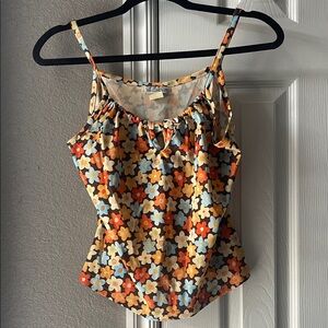 Colorful Floral Women's Tank Top